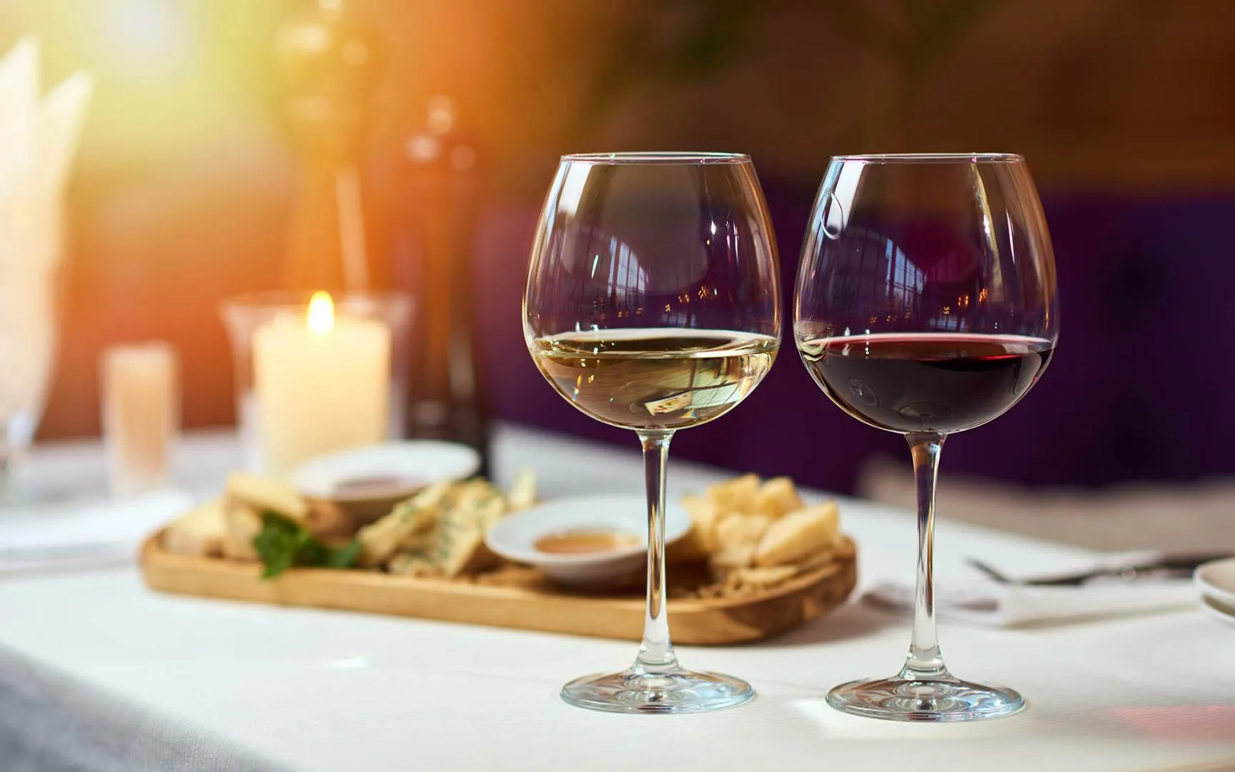 Vins de Touraine servis au verre